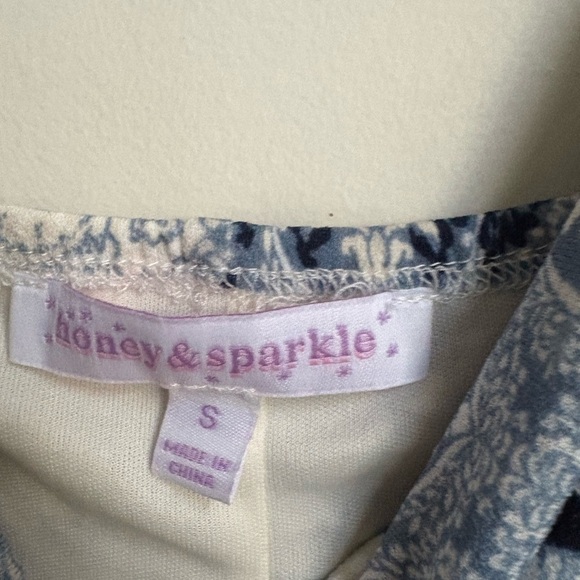 honey & sparkles Paisley patchwork midi dress size Small - Picture 3 of 3